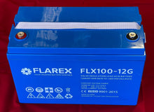 Load image into Gallery viewer, FLAREX® 12v 120ah/10hr VRLA AGM Deep Cycle Battery