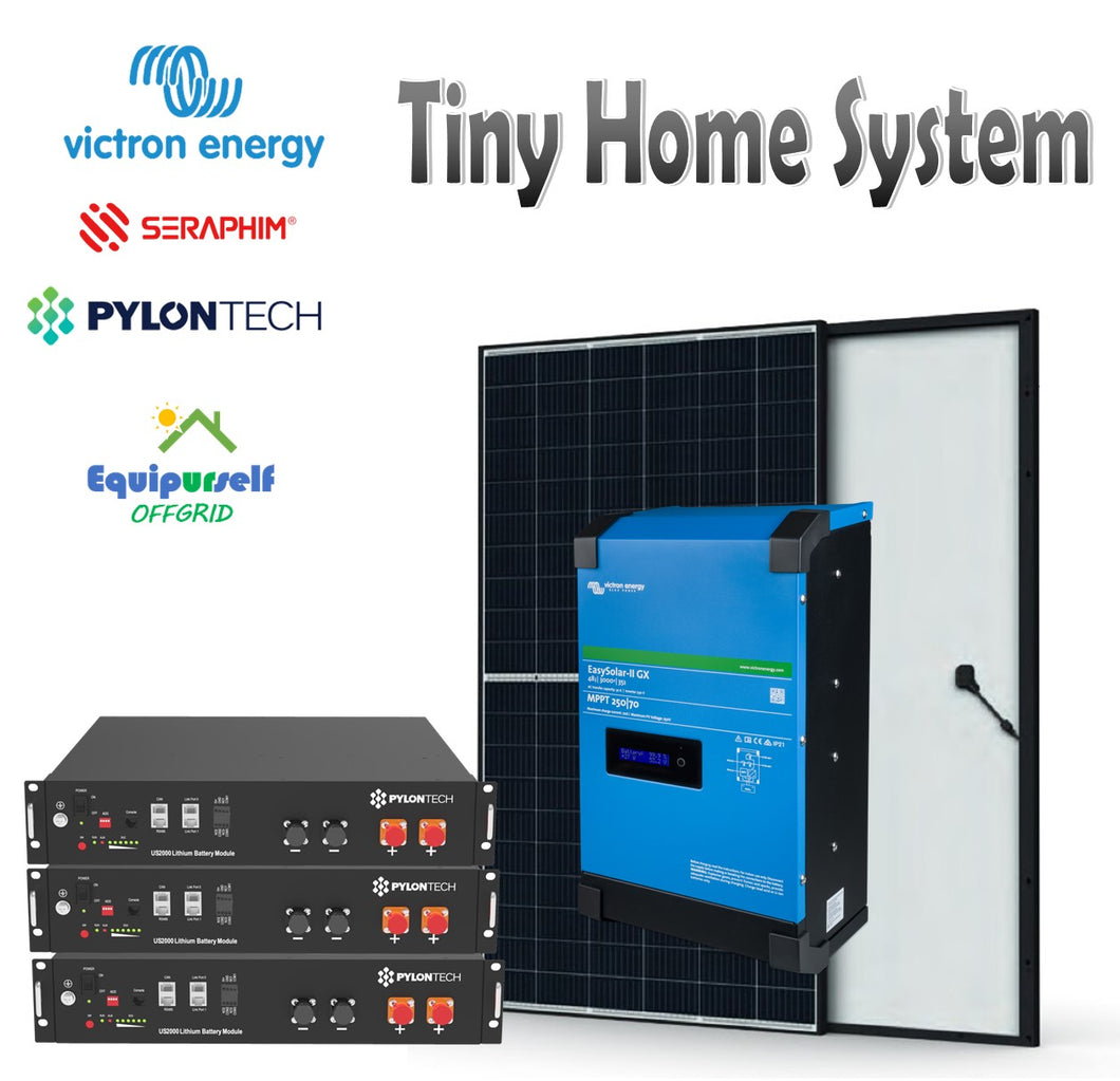 7.2kwh Tiny Home Lithium/Victron Package 3000VA