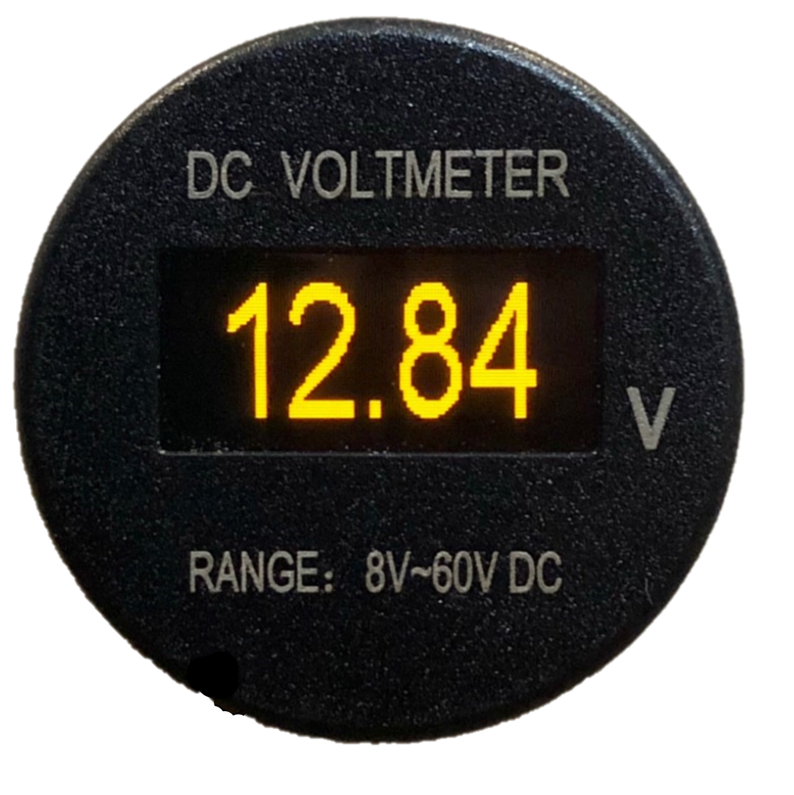 Marine Grade OLED Voltage Meter equipurself